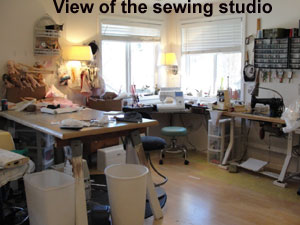 The sewing studio