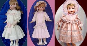 antique doll costumes
